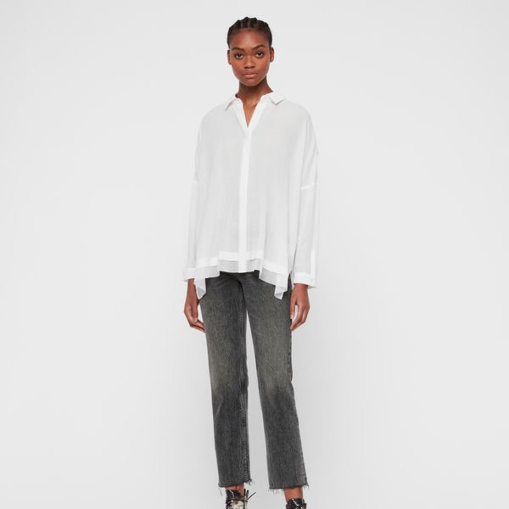 NWT All Saints Katia Shirt